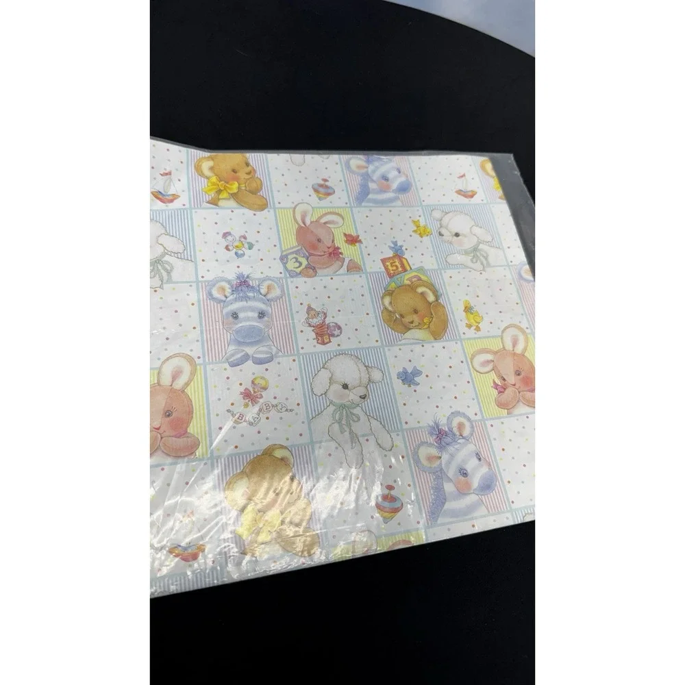 Vintage Baby/Baby Shower‎ Hallmark Wrapping Animal